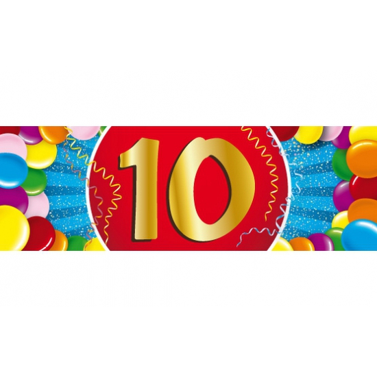 Image of 10 jaar sticker