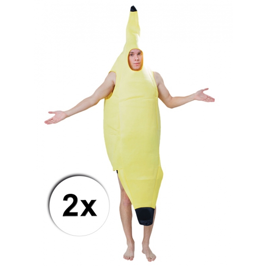 Image of 2 bananen kostuums voor volwassenen