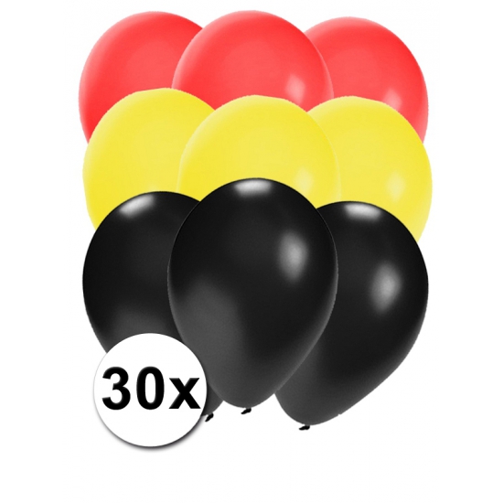 Image of 30x Ballonnen in Duitse kleuren