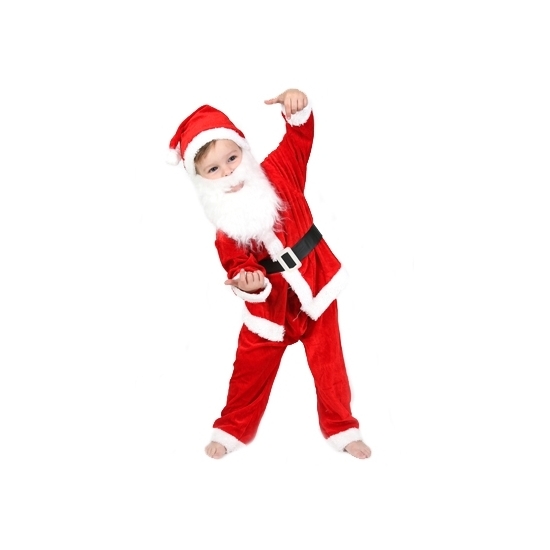 Image of 5-delig kerstman peuter kostuum