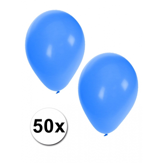 Image of 50 ballonnen blauw