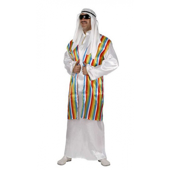 Image of Arabieren outfit voor volwassenen met kleurvest
