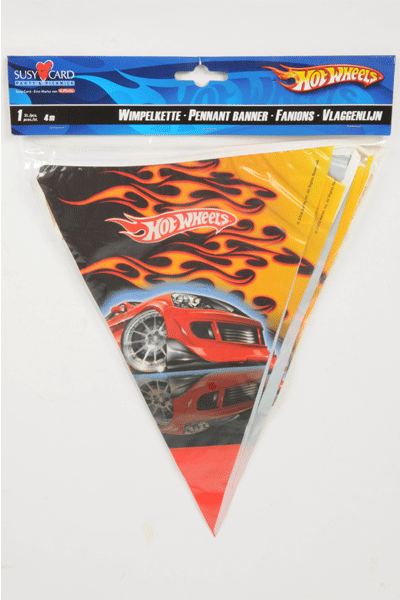 Image of Auto racing thema plastic vlaggetjes