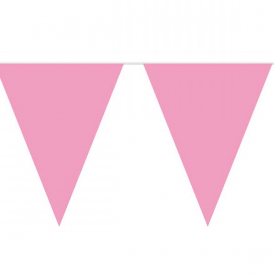 Image of Baby roze vlaggenlijn 10 meter