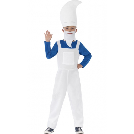 Image of Blauwe kabouter kostuum voor kinderen