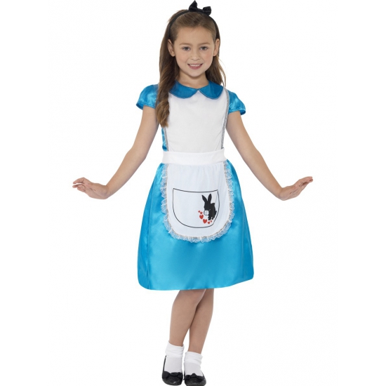 Image of Blauwe prinsessenjurk Alice voor meisjes