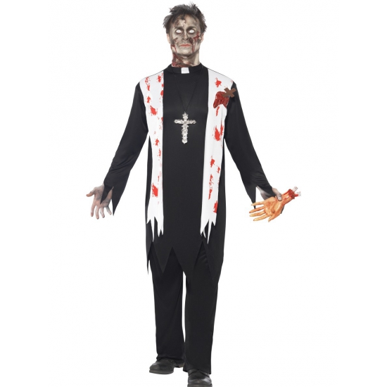 Image of Bloederige pastoor Halloween kostuum