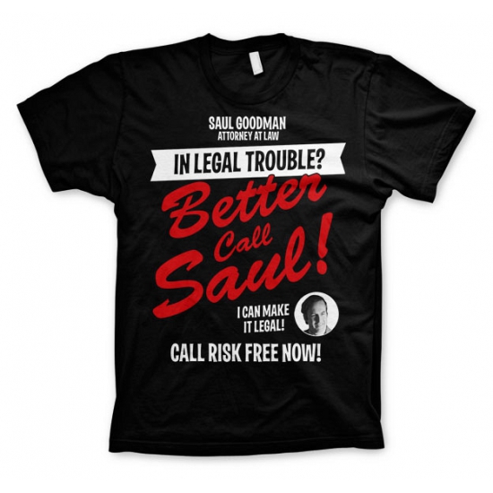 Image of Breaking Bad In Legal Trouble fan shirt van katoen