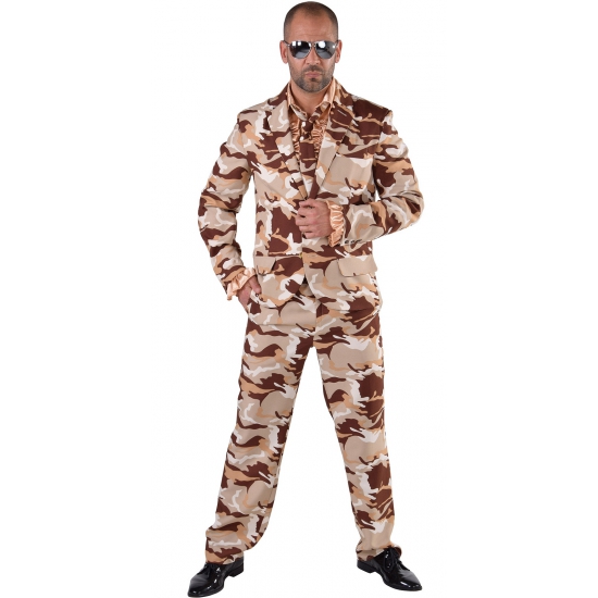 Image of Camouflage kostuum 3-delig voor heren