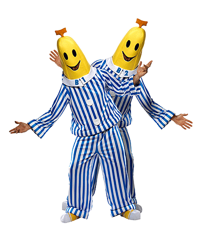 Image of Carnaval Bananen in pyjama kostuum volwassen