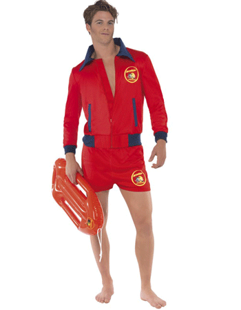 Image of Carnaval Baywatch lifeguard kostuum