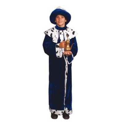 Image of Carnaval Blauw konings kostuum voor kinderen