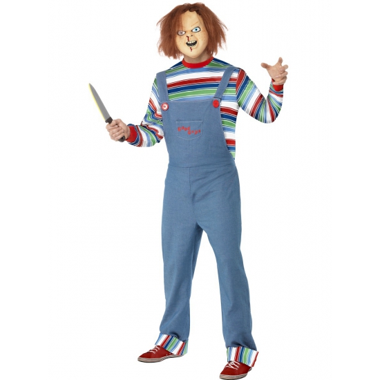 Image of Carnaval Chucky kostuum voor heren