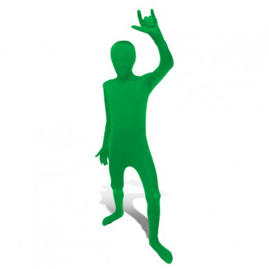 Image of Carnaval Groene morphsuit voor kinderen