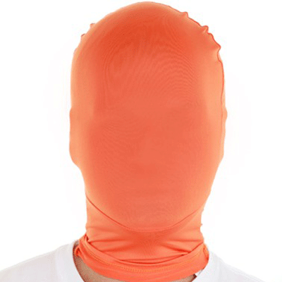 Image of Carnaval Originele morphsuit masker oranje