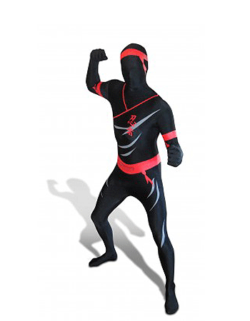 Image of Carnaval Originele morphsuit ninja