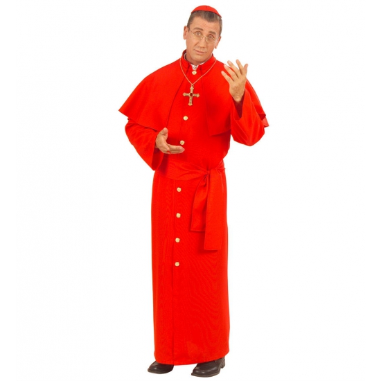 Image of Carnaval Rood Kardinaal kostuum