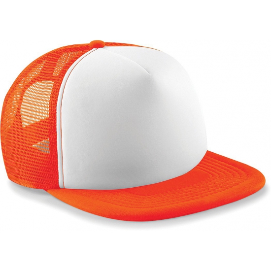 Image of Fluor oranje baseballcaps