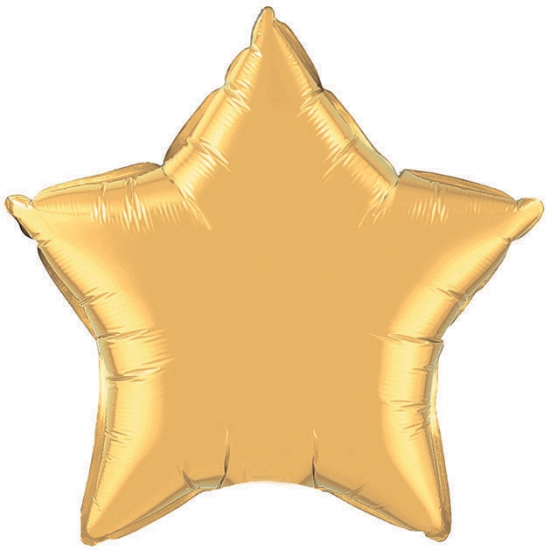 Image of Folie ballon gouden ster 50 cm