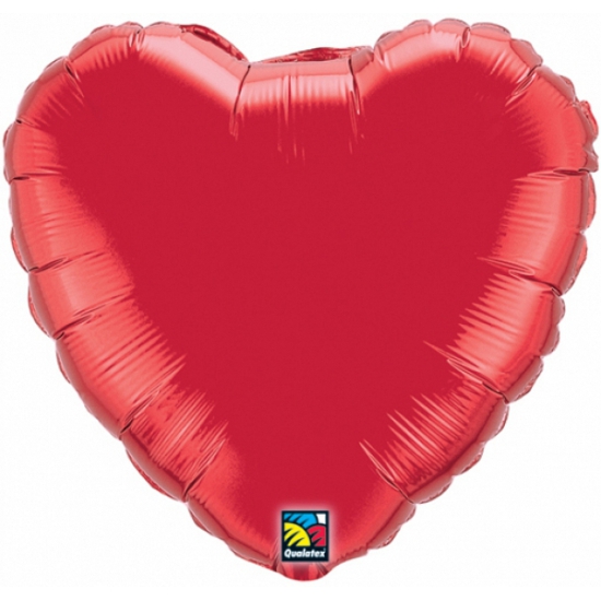 Image of Folie ballon rood hart 45 cm