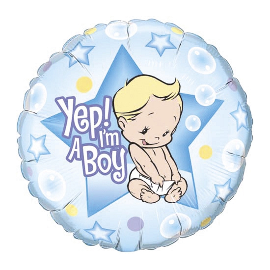 Image of Folie ballon Yep! I am a boy