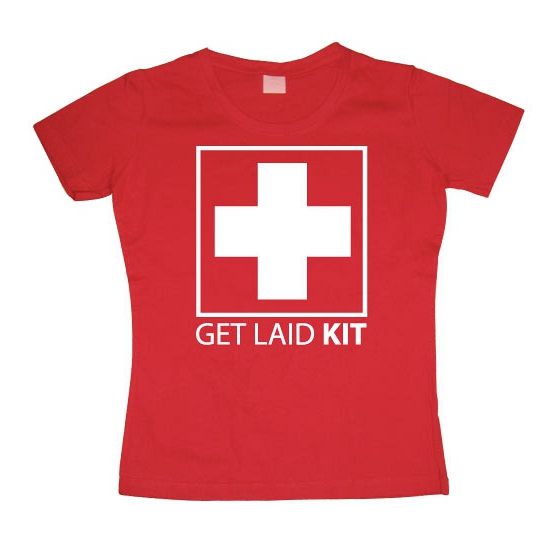 Image of Get Laid Kit dames shirt van katoen