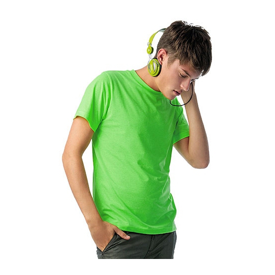 Image of Heren t-shirt neon groen