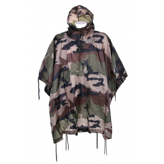 Image of Luxe camouflage regenponcho