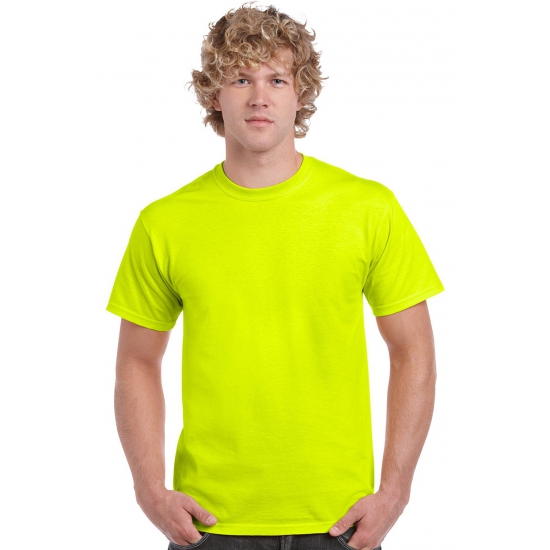 Image of Neon-kleurige t-shirts geel