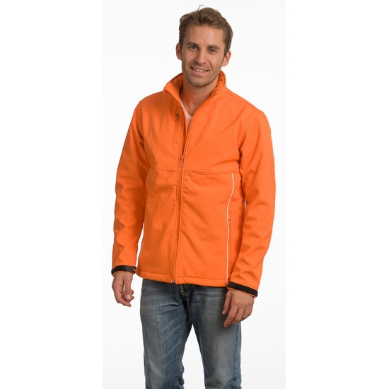 Image of Oranje gekleurd jack voor heren