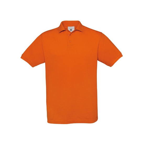 Image of Oranje polo t-shirt met korte mouw