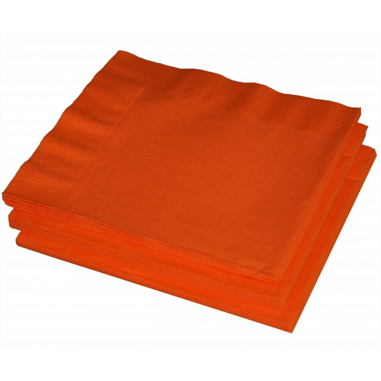 Image of Oranje servetten set 20 stuks