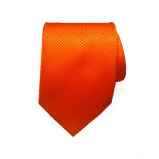 Image of Oranje stropdas 100% polyester