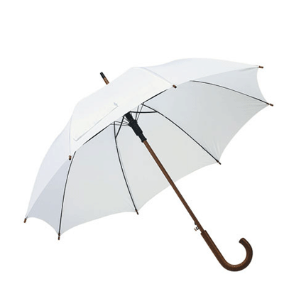 Image of Paraplu met houten handvat