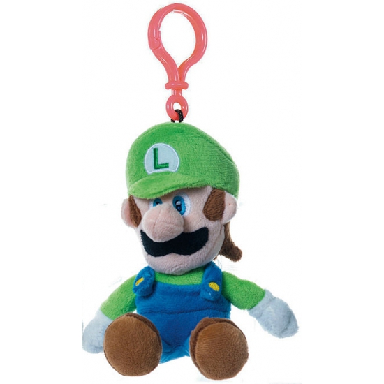 Image of Pluche Super Mario groene Luigi sleutelhanger