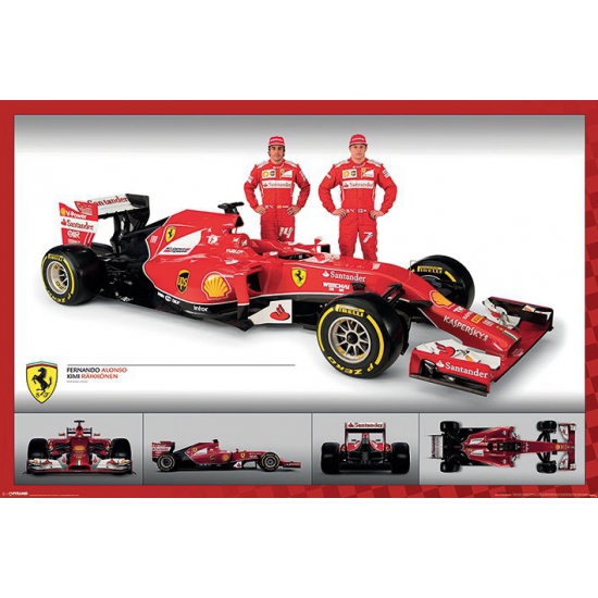 Image of Poster Ferrari F1 61 x 91,5 cm