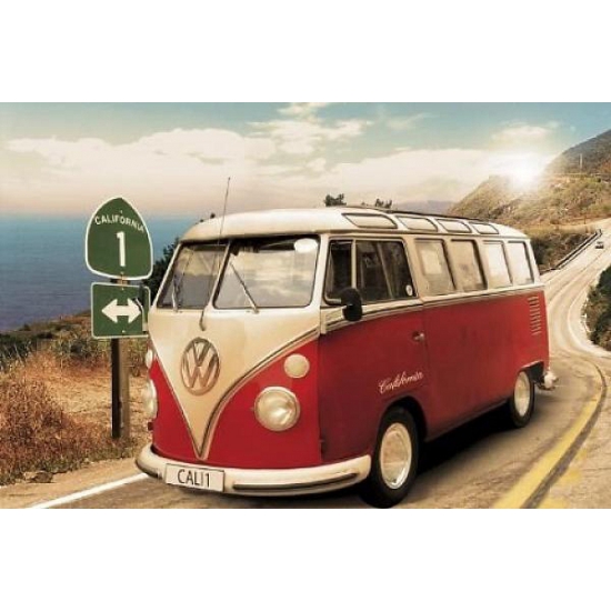 Image of Poster Volkswagen Camper 61 x 91,5 cm