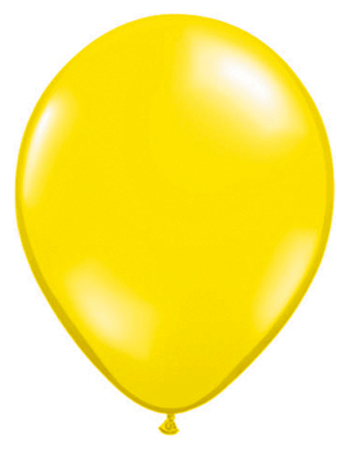 Image of Qualatex ballonnen citroen geel