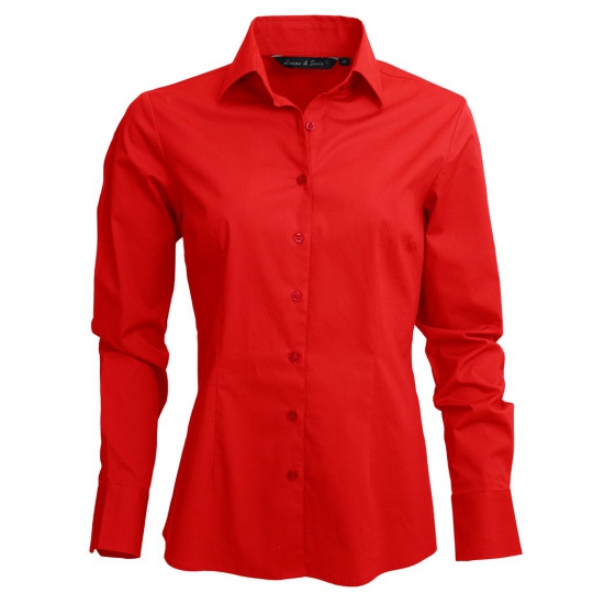 Image of Rode overhemden voor vrouwen