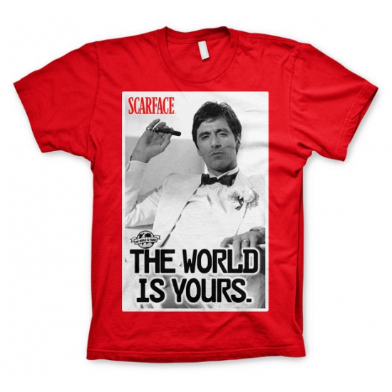 Image of Scarface The world is Yours fan shirt van katoen