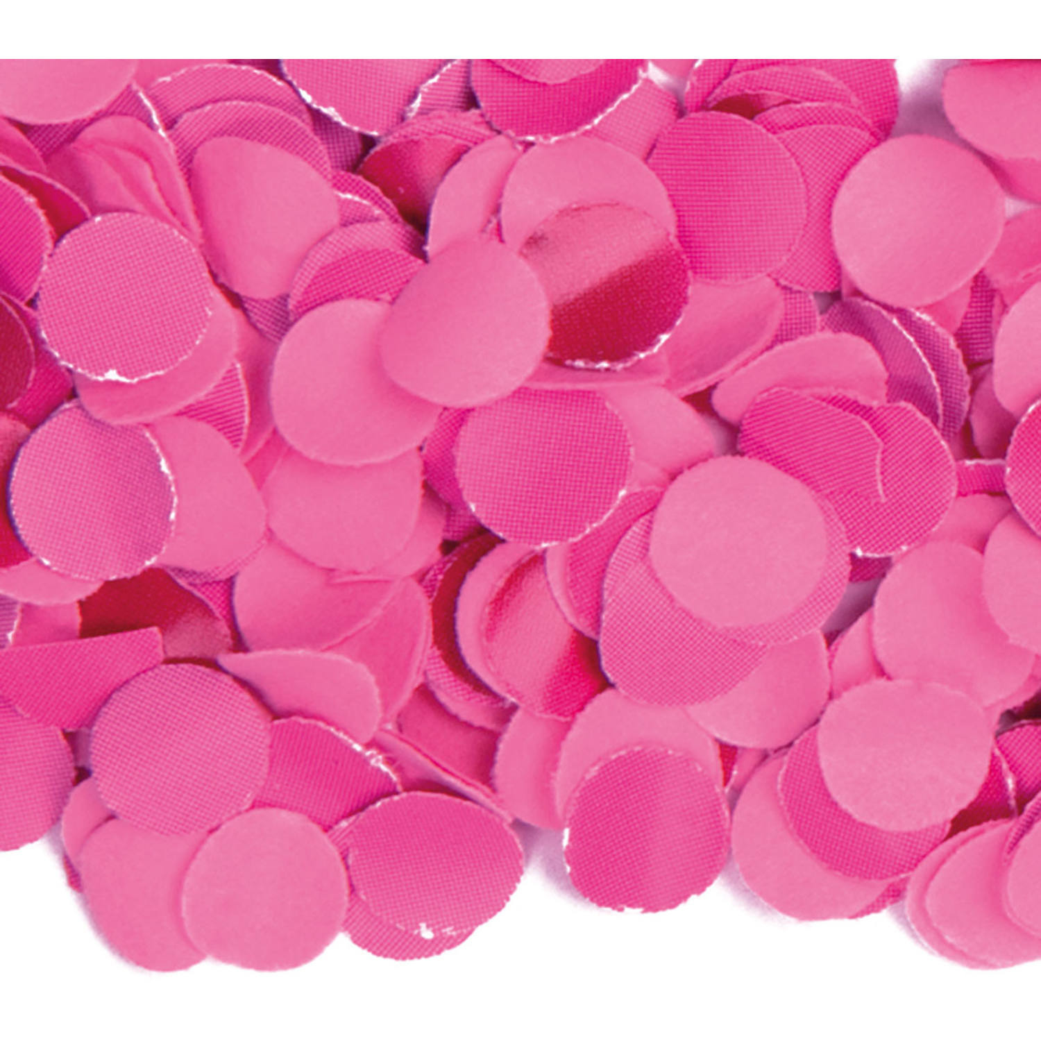 100 gram party confetti kleur fuchsia roze