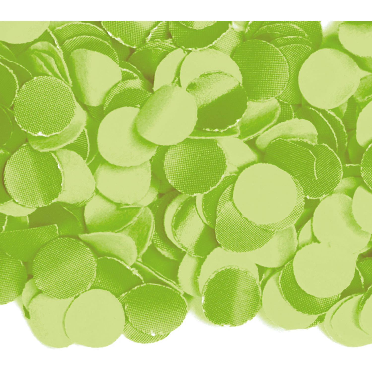 100 gram party confetti kleur lime