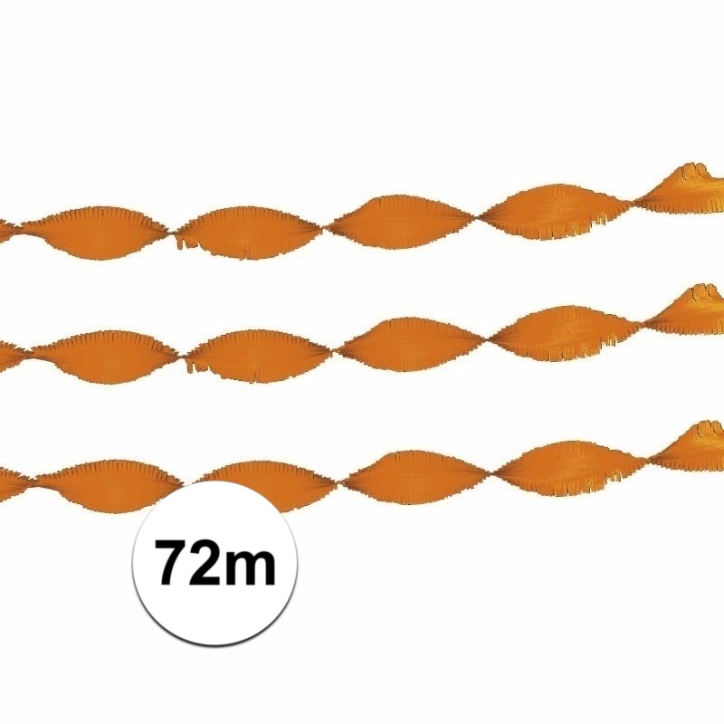 3x Koningsdag oranje slinger 24 m