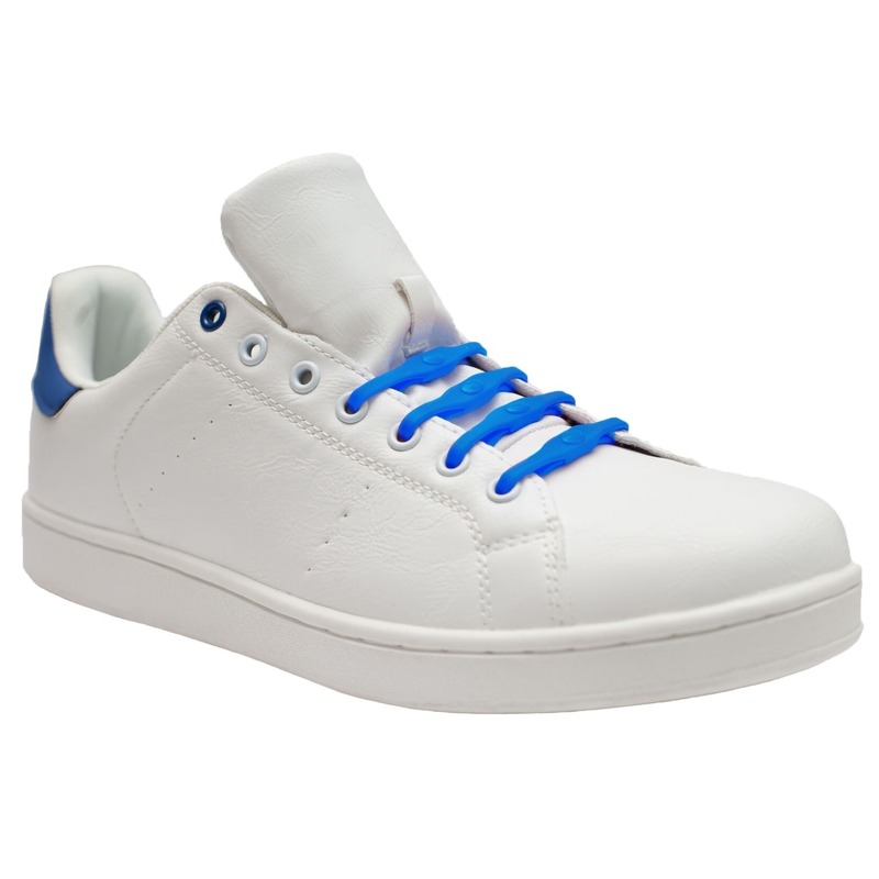 8x Shoeps XL elastische veters kobalt blauw brede voeten