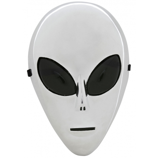 Alien masker zilver