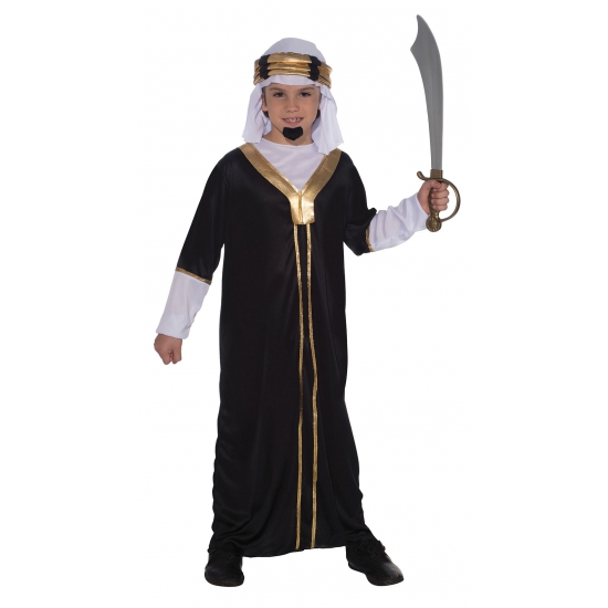 Arabieren kostuums zwart voor kinderen