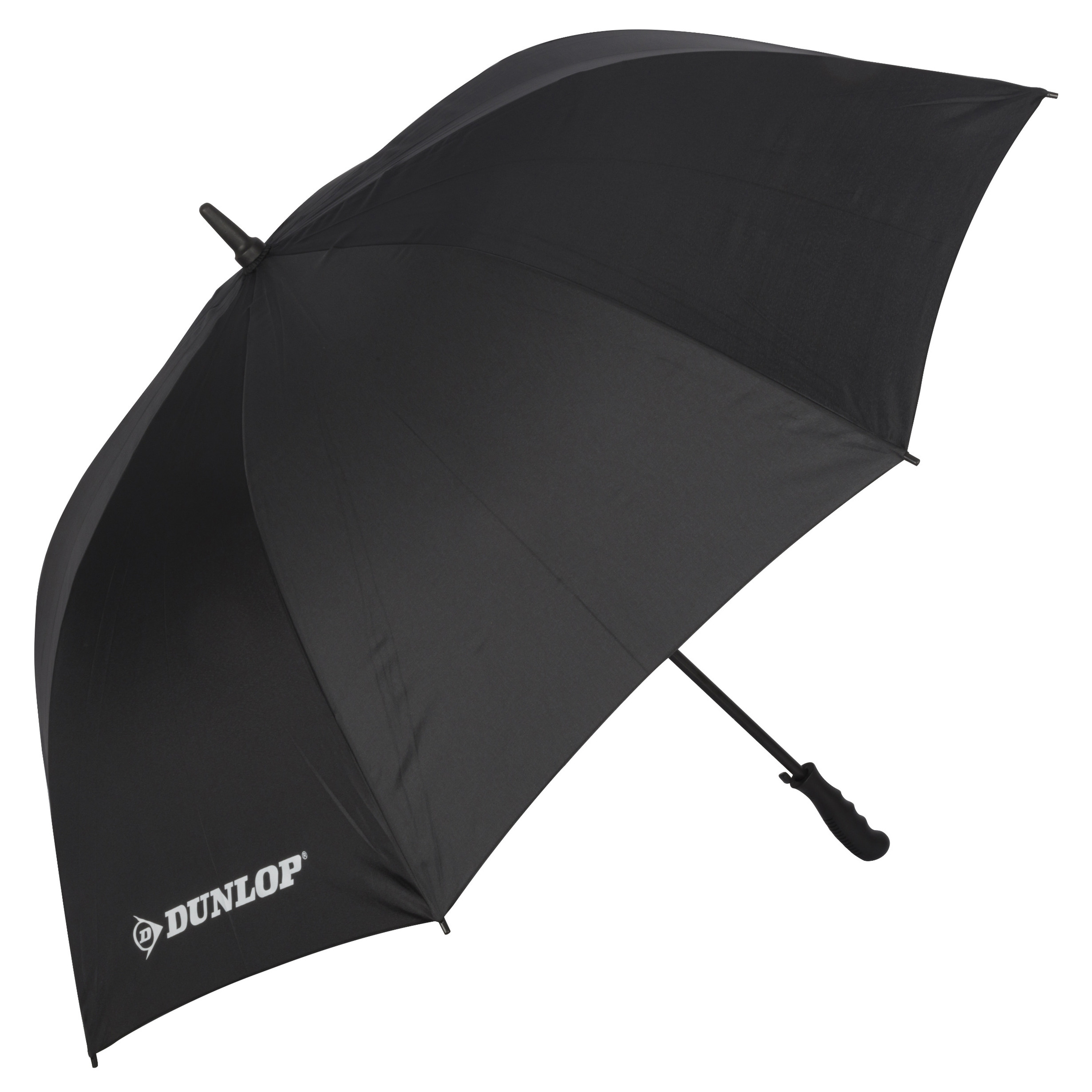 Automatische paraplu 76 cm doorsnede zwart