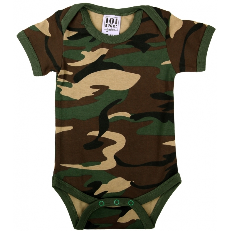 Baby rompertje army camouflage print