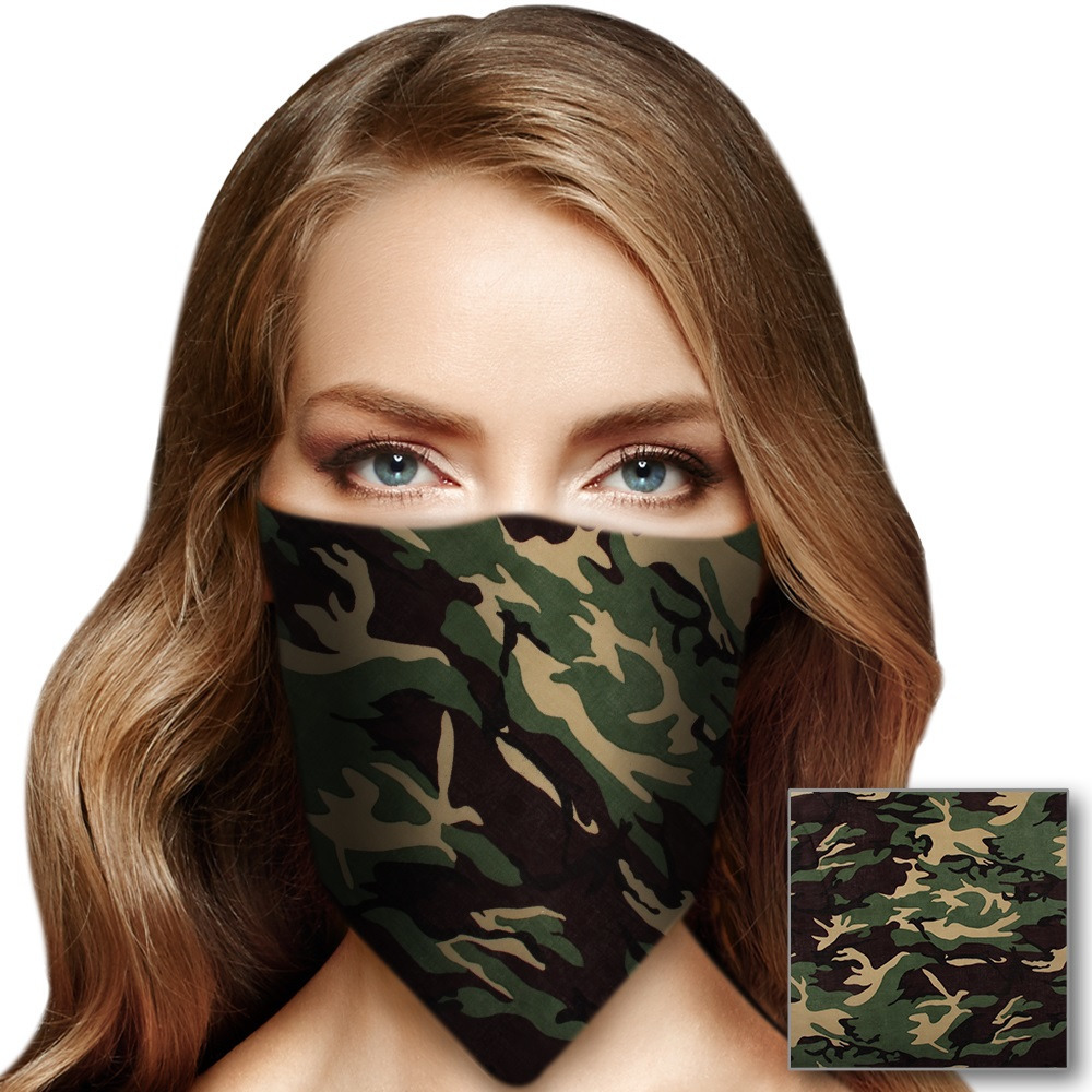 Bandana camouflage voor volwassenen