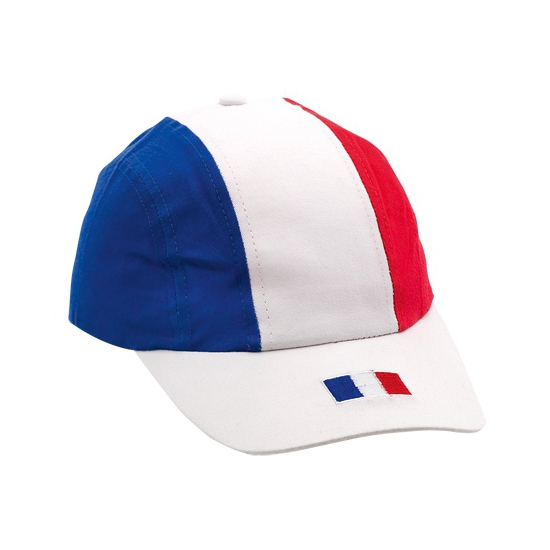Baseball cap/petje van vlag Frankrijk